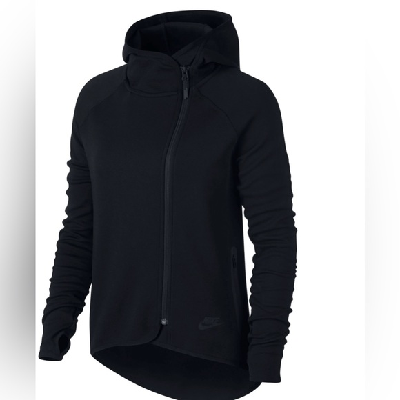 Nike ladies fleece cape zip hoody - Picture 4 of 11